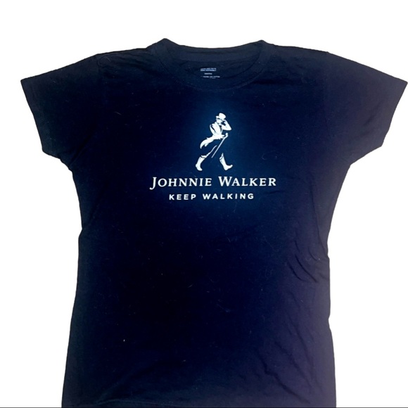 Diageo Black Johnnie Walker Tee Shirt